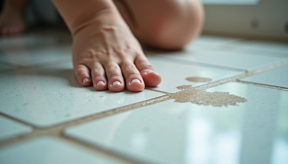 Astuces efficaces pour enlever une tache incrustée sur le carrelage sans l'endommager