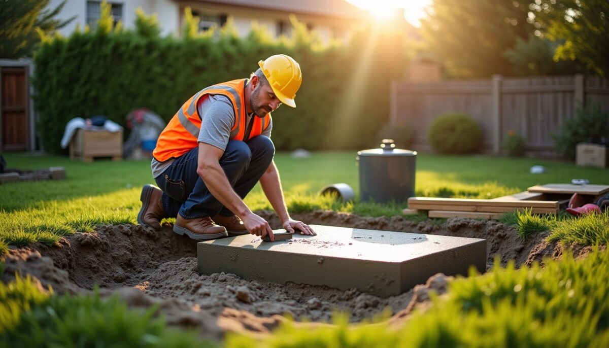 Guide Pratique : Comment Construire une Dalle de Répartition sur une Fosse Septique
