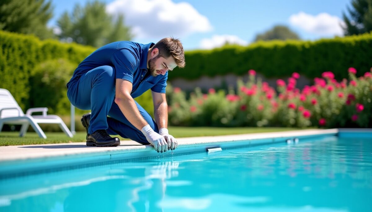 Guide pratique pour remplacer un bloc de filtration F15 sur une piscine Desjoyaux